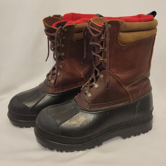 L.L. Bean Primaloft Insulated Waterproof Men's Snow Boots GORETEX Work 9 - Picture 1 of 7